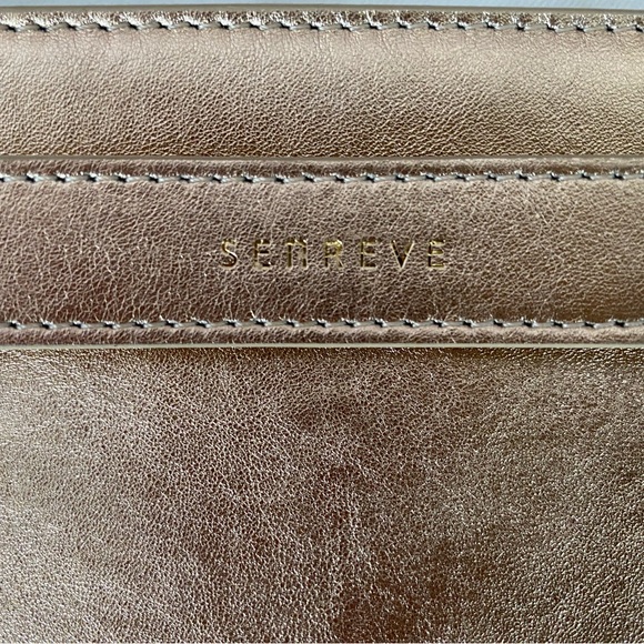 Senreve Leather Bracelet Pouch Wristlet Clutch - Picture 3 of 6